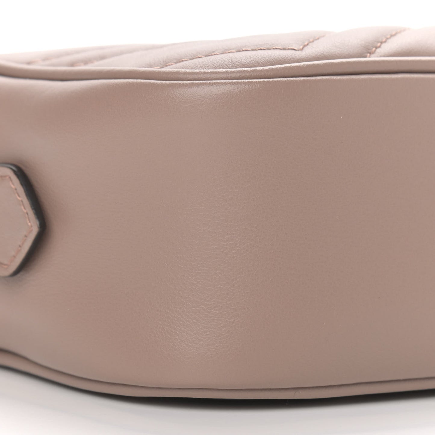 Calfskin Matelasse Mini GG Marmont Chain Shoulder Bag Porcelain Rose