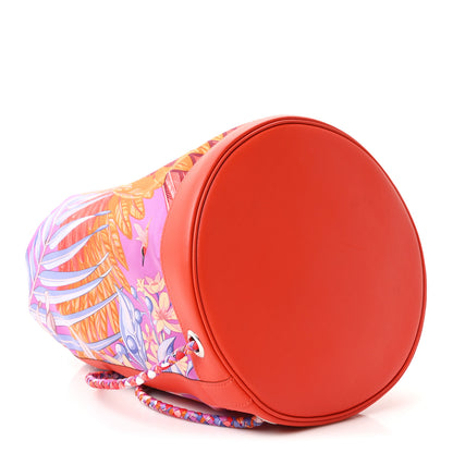 Hermes Silk Swift Flamingo Party Soie Cool Small Capucine 4 of 9