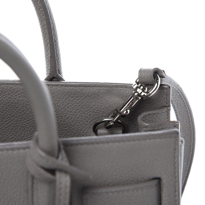 Saint Laurent Grained Calfskin Nano Sac De Jour Gray 8 of 13