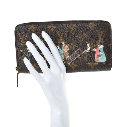Louis Vuitton Monogram Illustre Zippy Wallet Rose 2 of 15