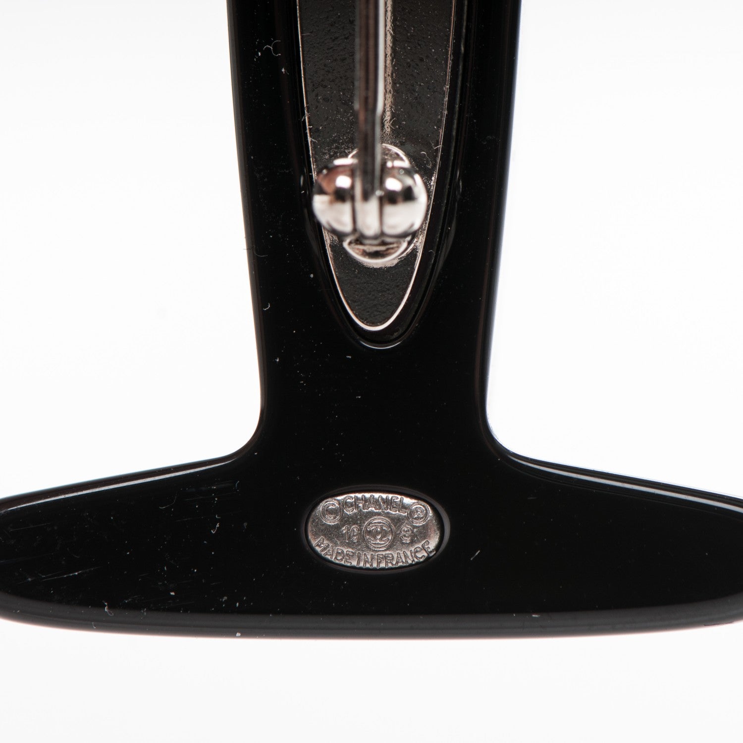 Chanel Resin Striped CC Airplane Brooch Blue Red 4 of 4