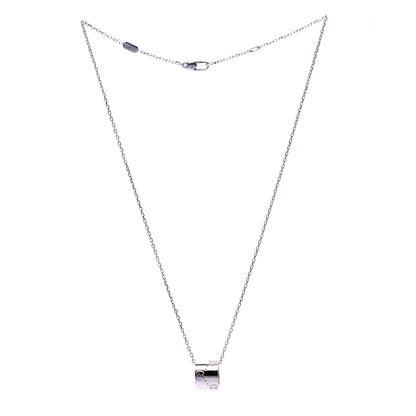 Gucci 18K White Gold Icon Twirl Pendant Necklace 3 of 8