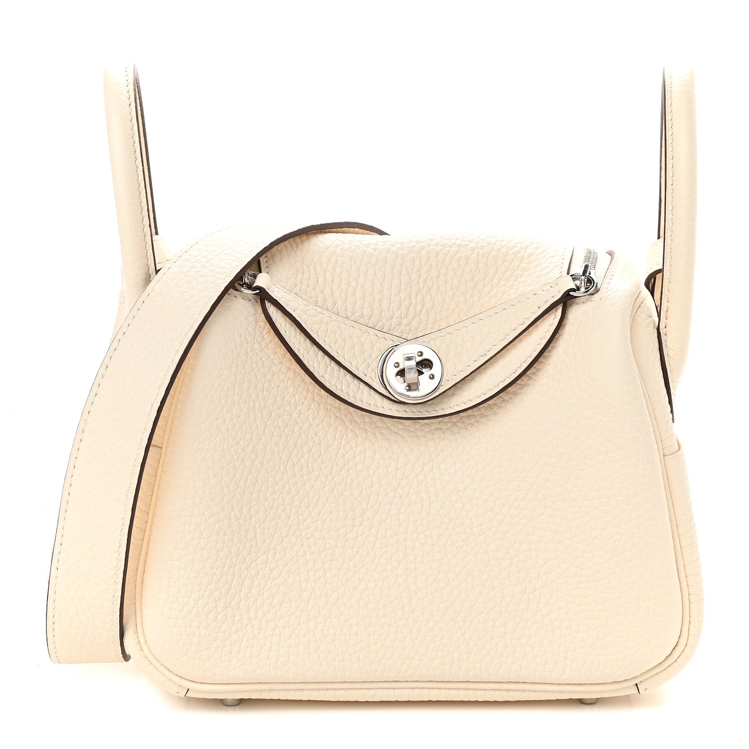Hermes Taurillon Clemence Mini Lindy 20 Nata 1 of 7