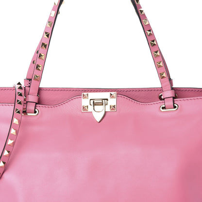 Valentino Garavani Vitello Medium Rockstud Tote Ninphea 14 of 14