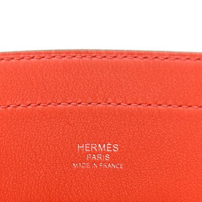 Hermes Milo Lambskin Swift Mini Aline Rouge H Orange 6 of 9