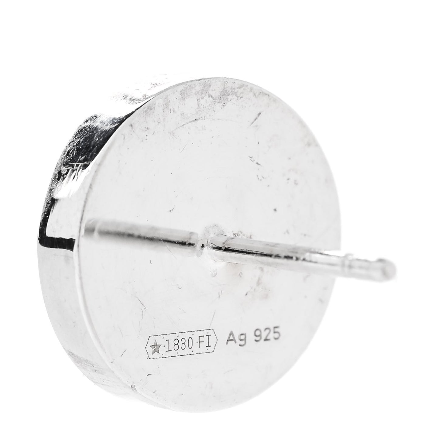 Sterling Silver Round Stud Earrings