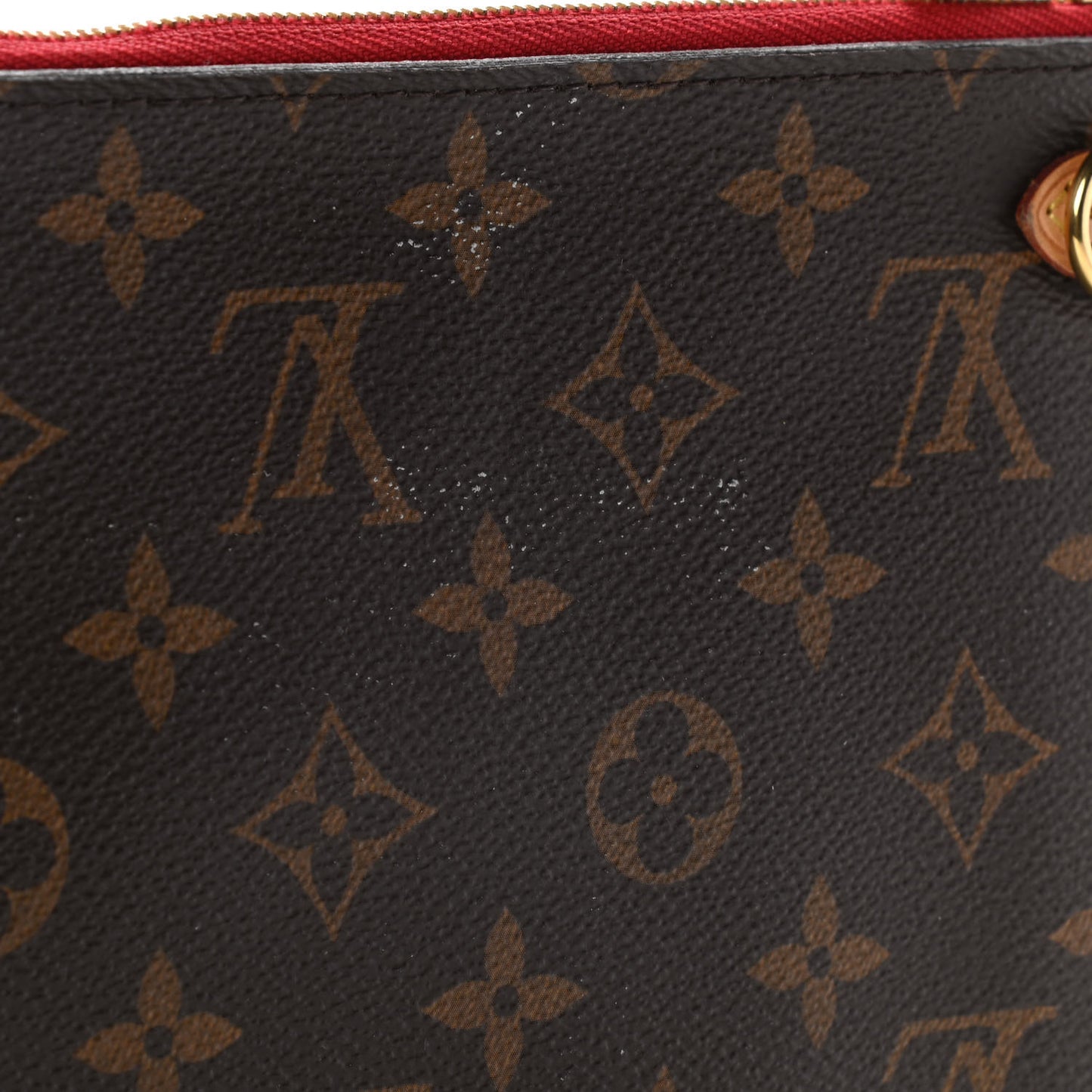Monogram Neverfull MM GM Pochette Cherry