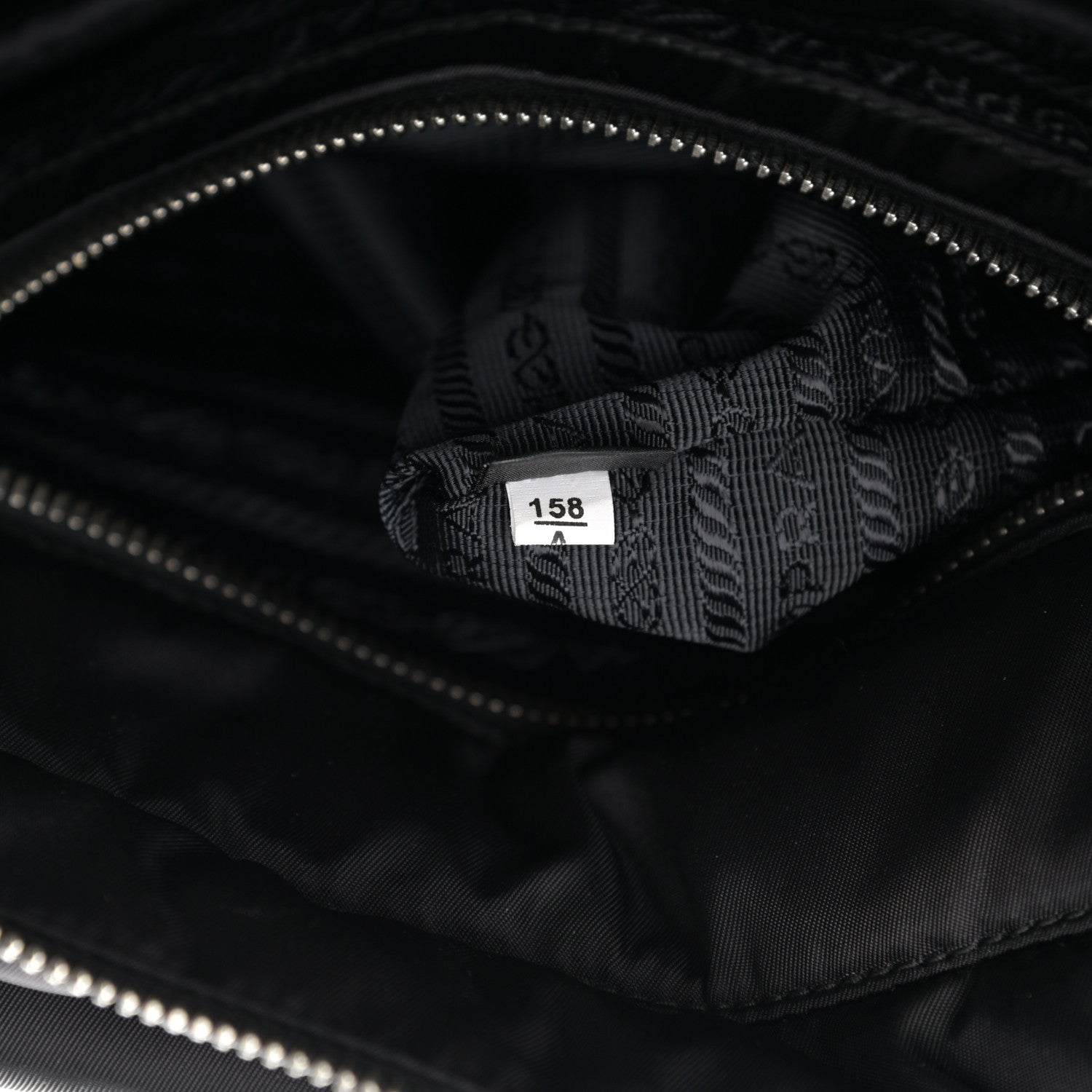 Prada Tessuto Nylon Bomber Tote Black 8 of 14