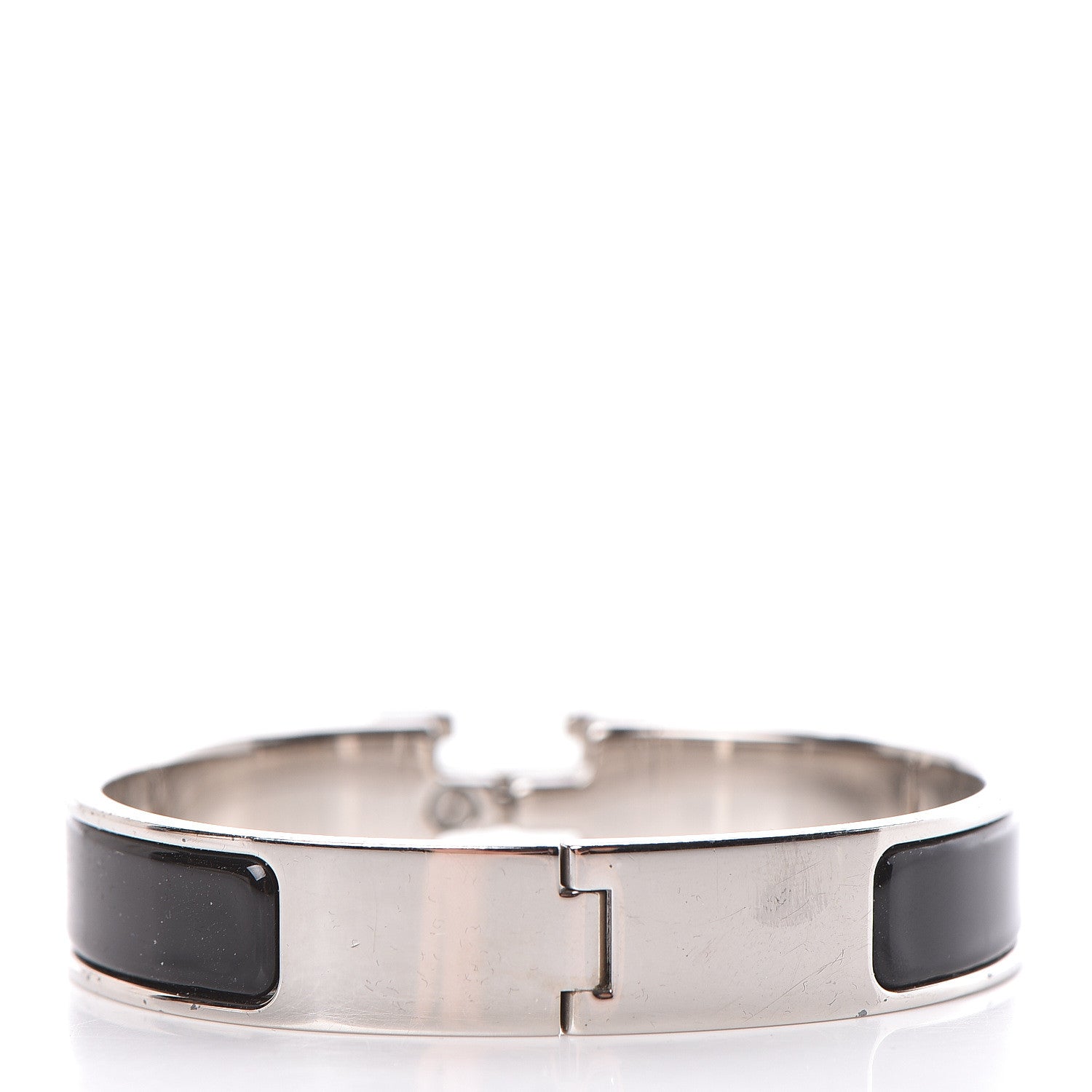 Hermes Enamel Narrow Clic Clac H Bracelet PM Black 3 of 5