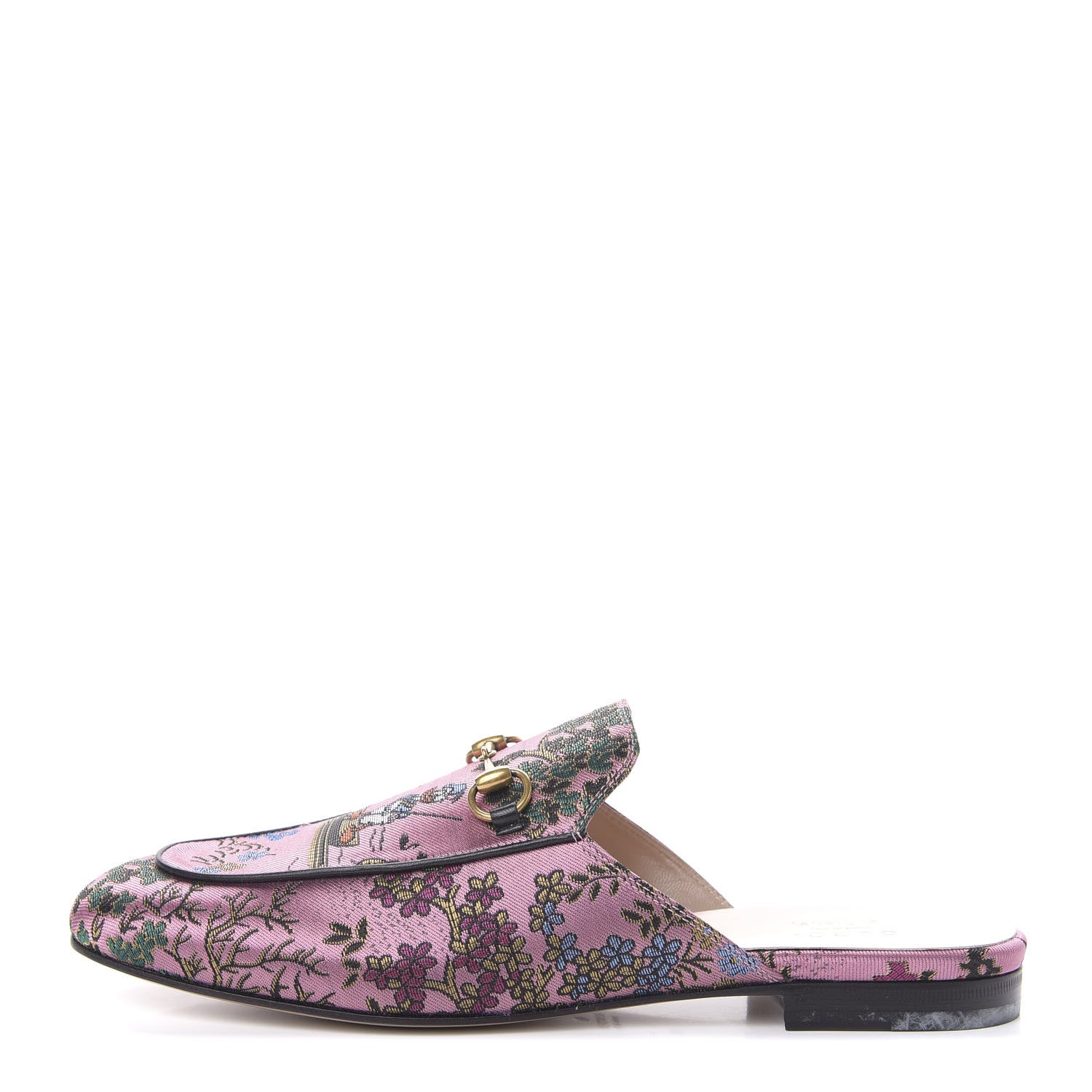 Gucci X DISNEY Jacquard Japanese Donald Duck Womens Princetown Slippers 41 Pink Black 1 of 9