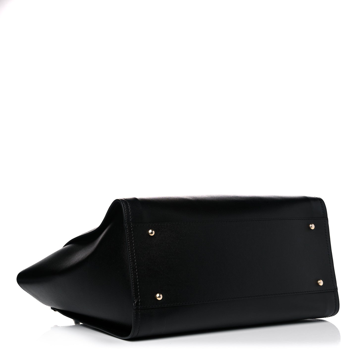 Caviar Medium Studded Deauville Tote Black