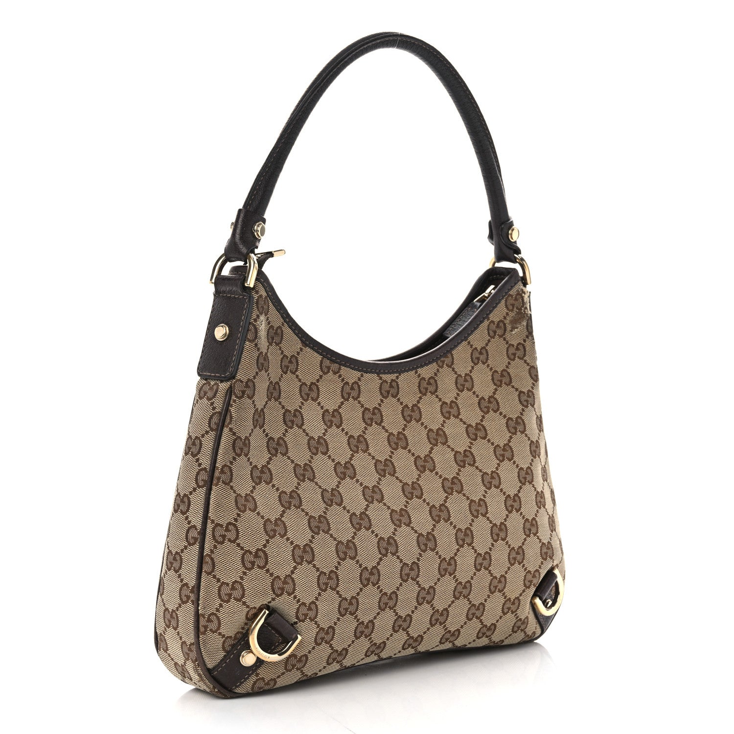 Gucci Monogram Medium Abbey D Ring Hobo Brown 3 of 13