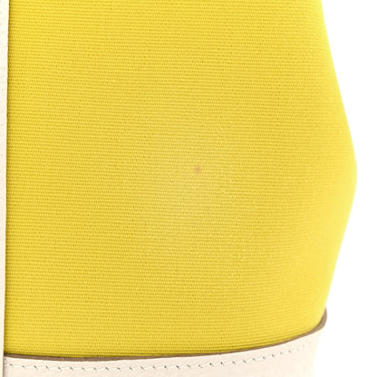 Hermes Toile Officier Vache Country Garden Party 30 TPM Lime White 11 of 11