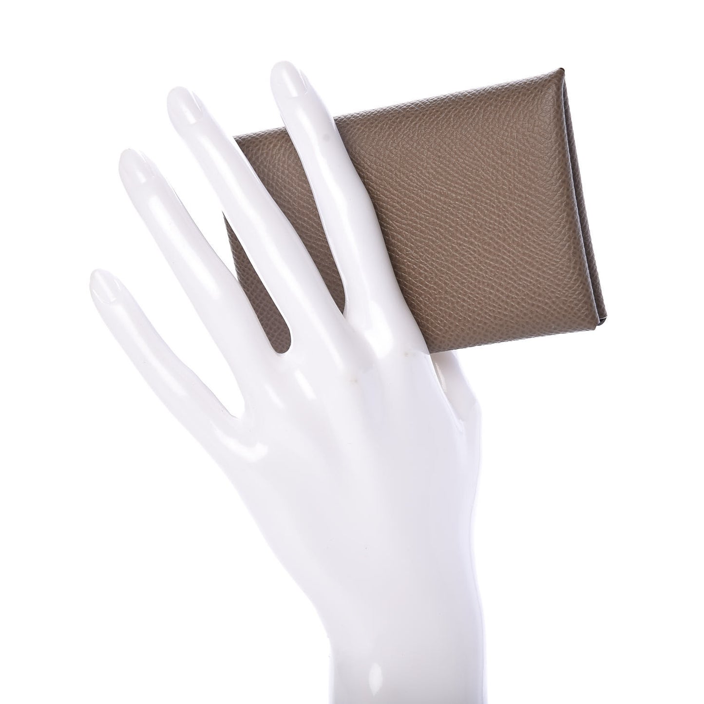 Epsom Calvi Card Case Etoupe