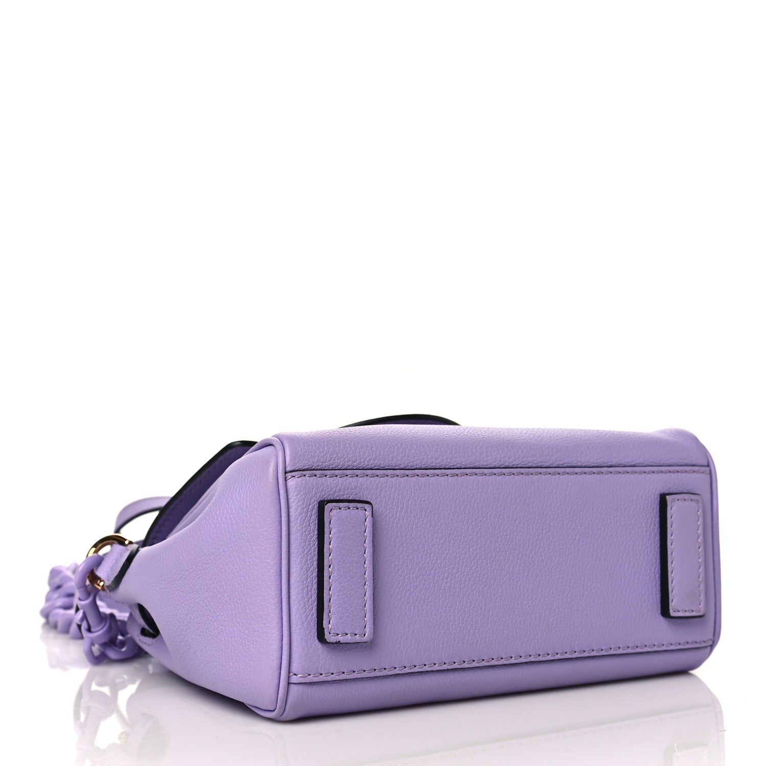 Versace Calfskin Medusa Small Top Handle Handbag Lilac 4 of 11