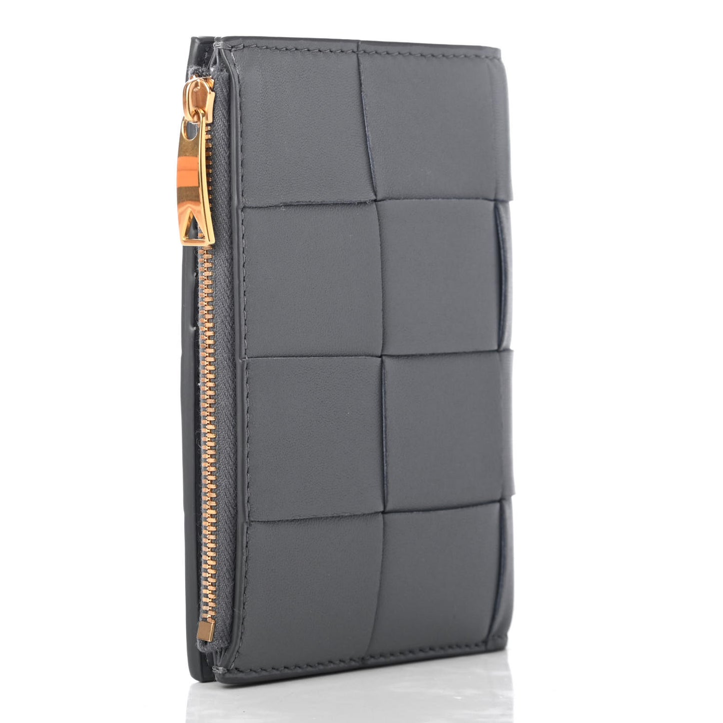 Lambskin Intrecciato Wallet Thunder