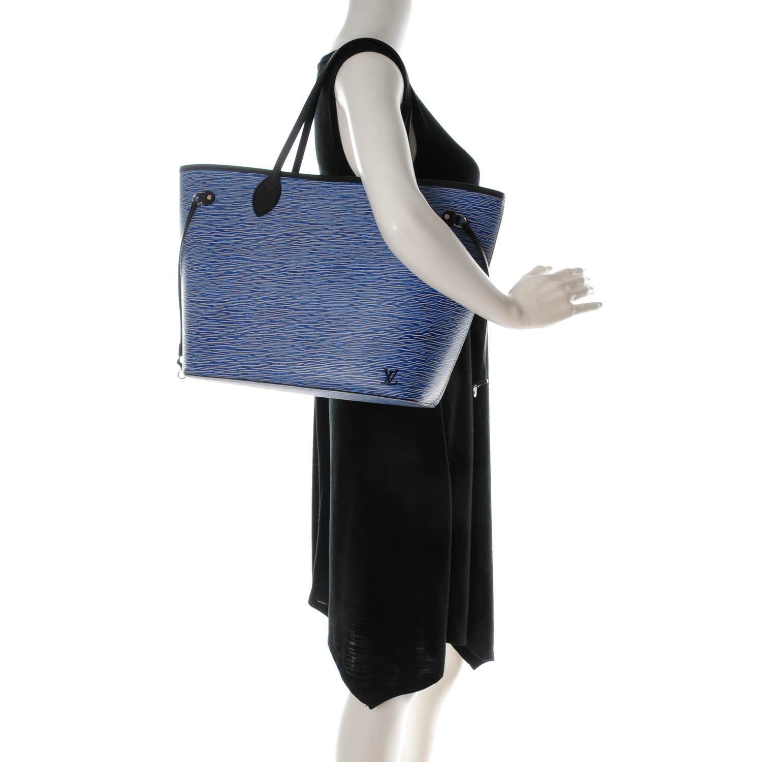 Louis Vuitton Epi Neverfull MM Denim Light 2 of 7