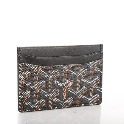Goyard Goyardine Saint Sulpice Card Holder Black 3 of 6