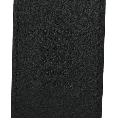 Gucci Moon Calfskin Torchon Double G 40mm Belt 80 32 Black 3 of 6