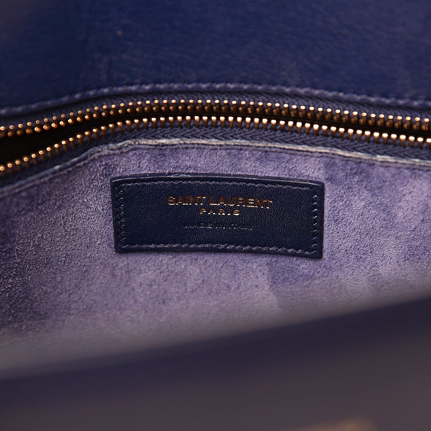Saint Laurent Calfskin Small Sac De Jour New Marine 6 of 10
