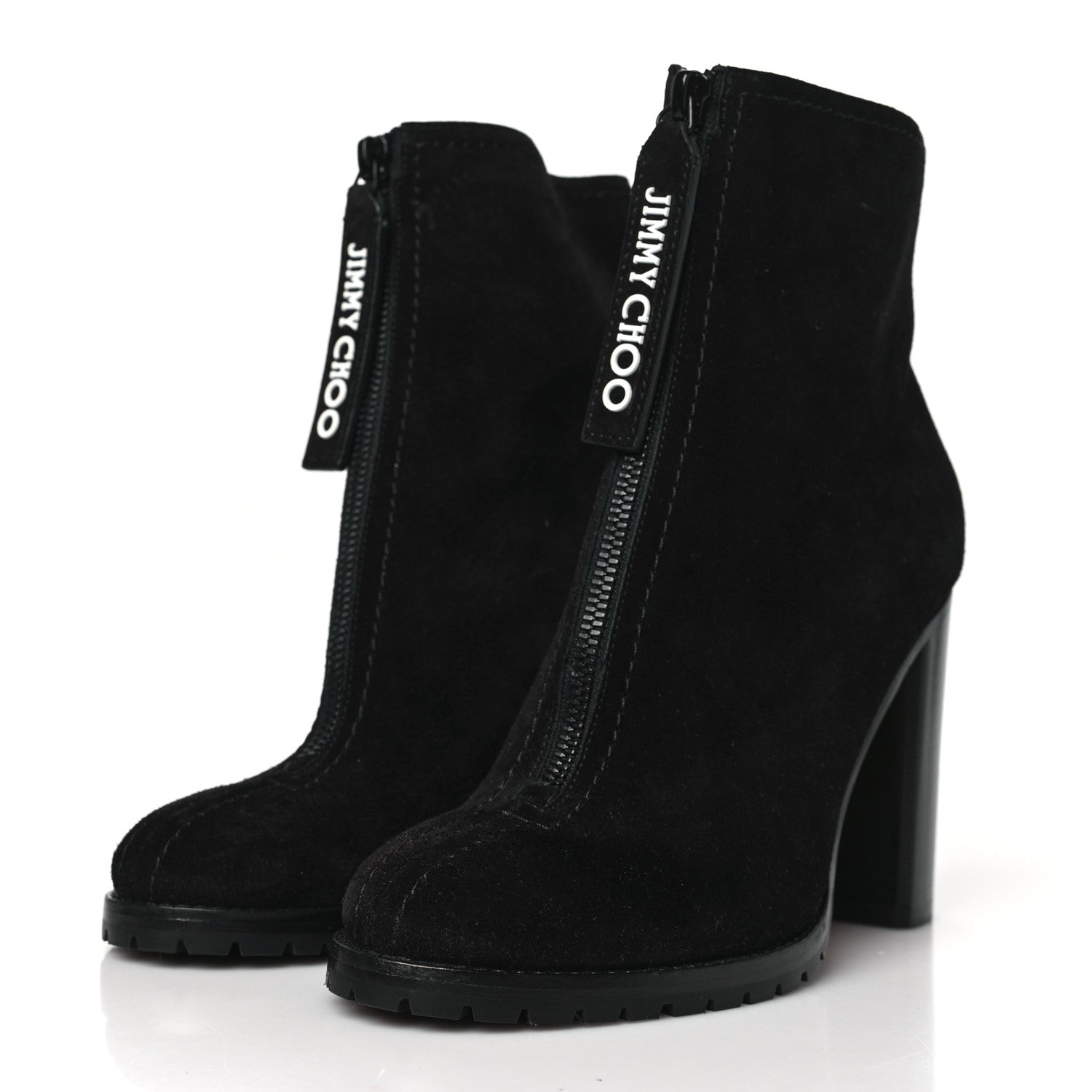 Jimmy Choo Suede Brayden 95 Ankle Boots 36 Black 3 of 7