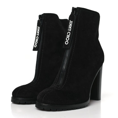 Jimmy Choo Suede Brayden 95 Ankle Boots 36 Black 3 of 7