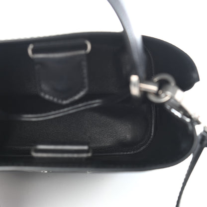 Prada Saffiano Smalto Small Panier Bucket Bag Black 4 of 7