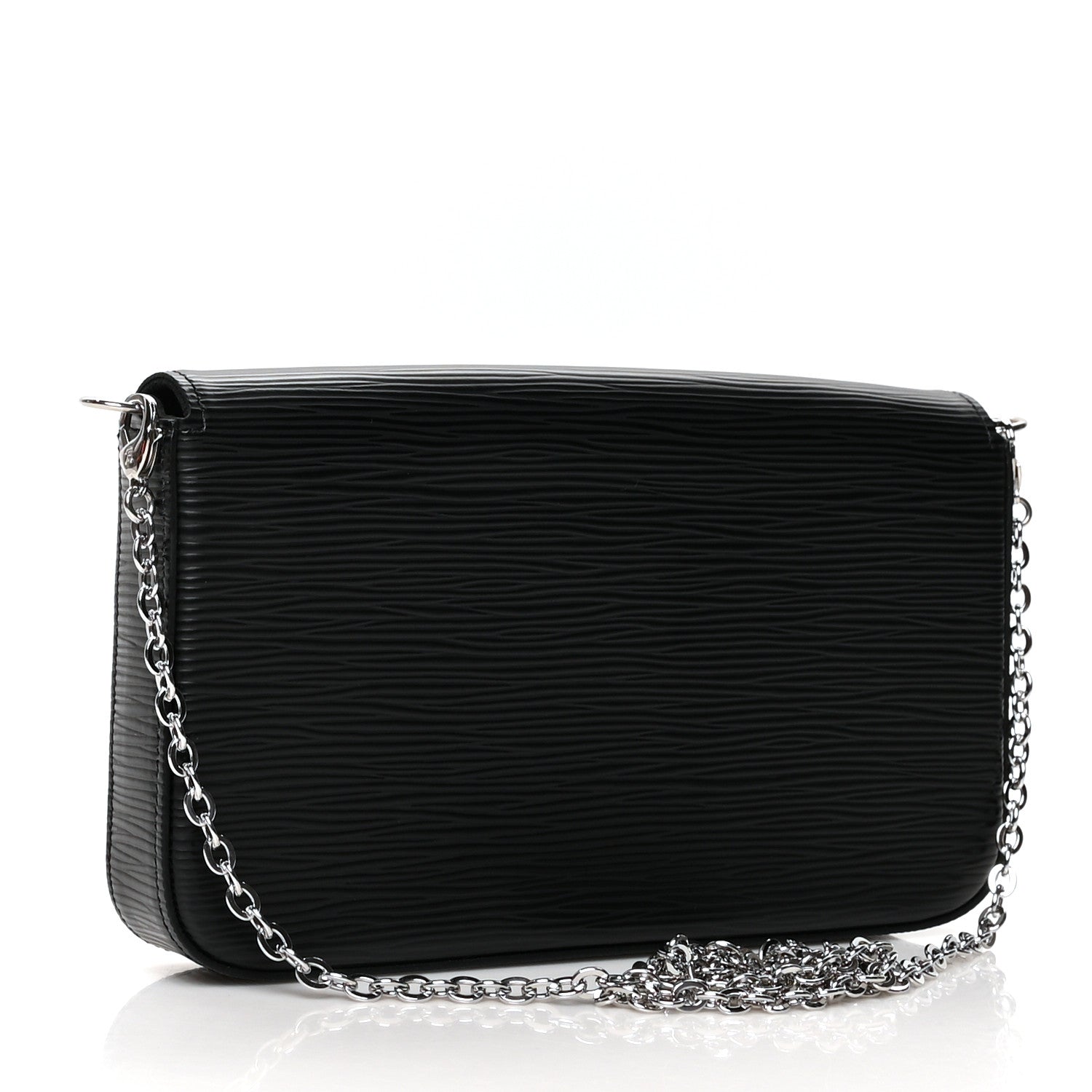 Louis Vuitton Epi Pochette Felicie Black 4 of 12