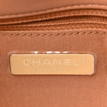 Chanel Lambskin Quilted Medium Chanel 19 Flap Brown 6 of 13