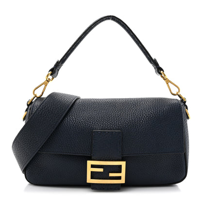 Fendi Cuoio Romano Selleria Baguette Indaco 1 of 14