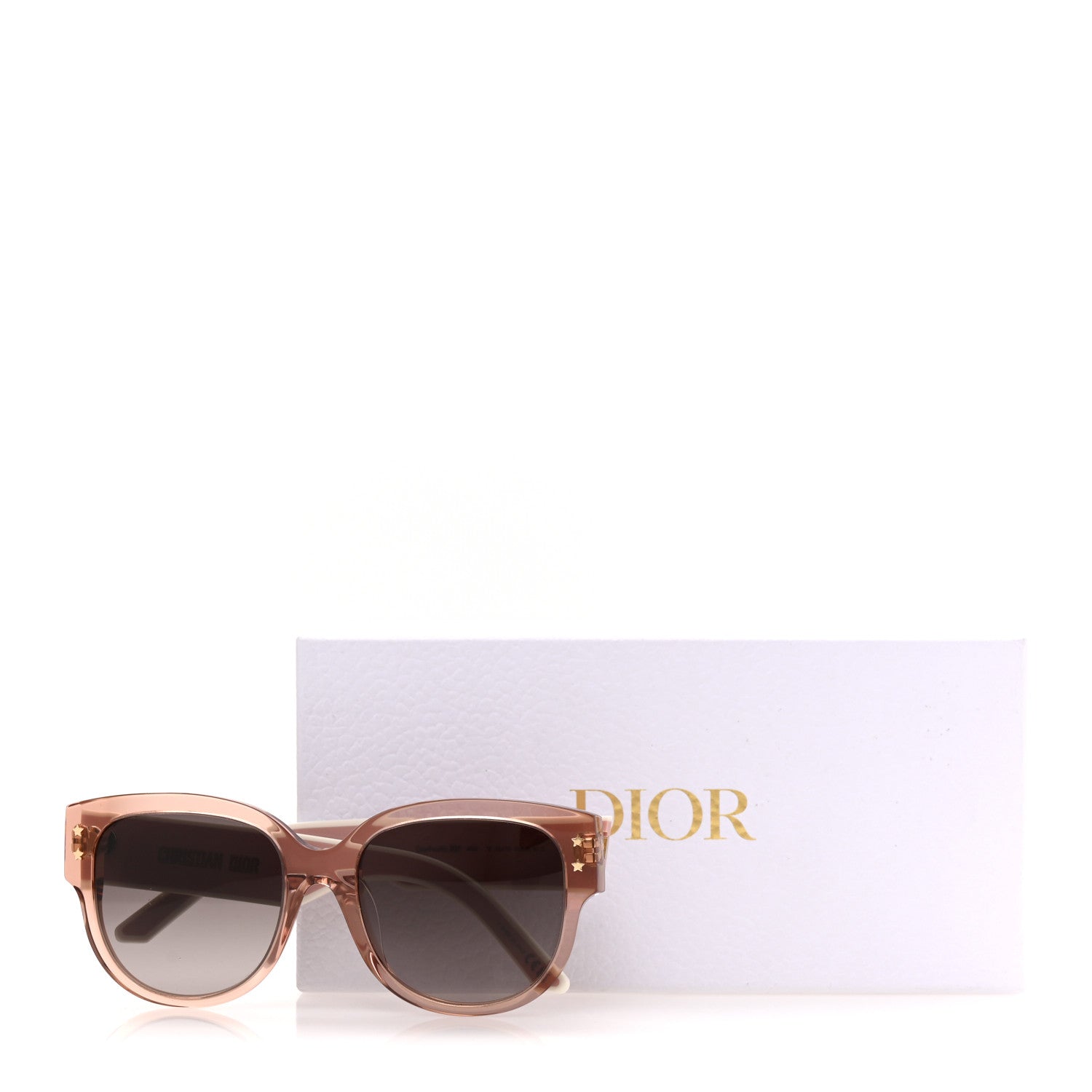 Christian Dior Acetate DiorPacific B2F Butterfly Sunglasses Transparent Pink 8 of 8