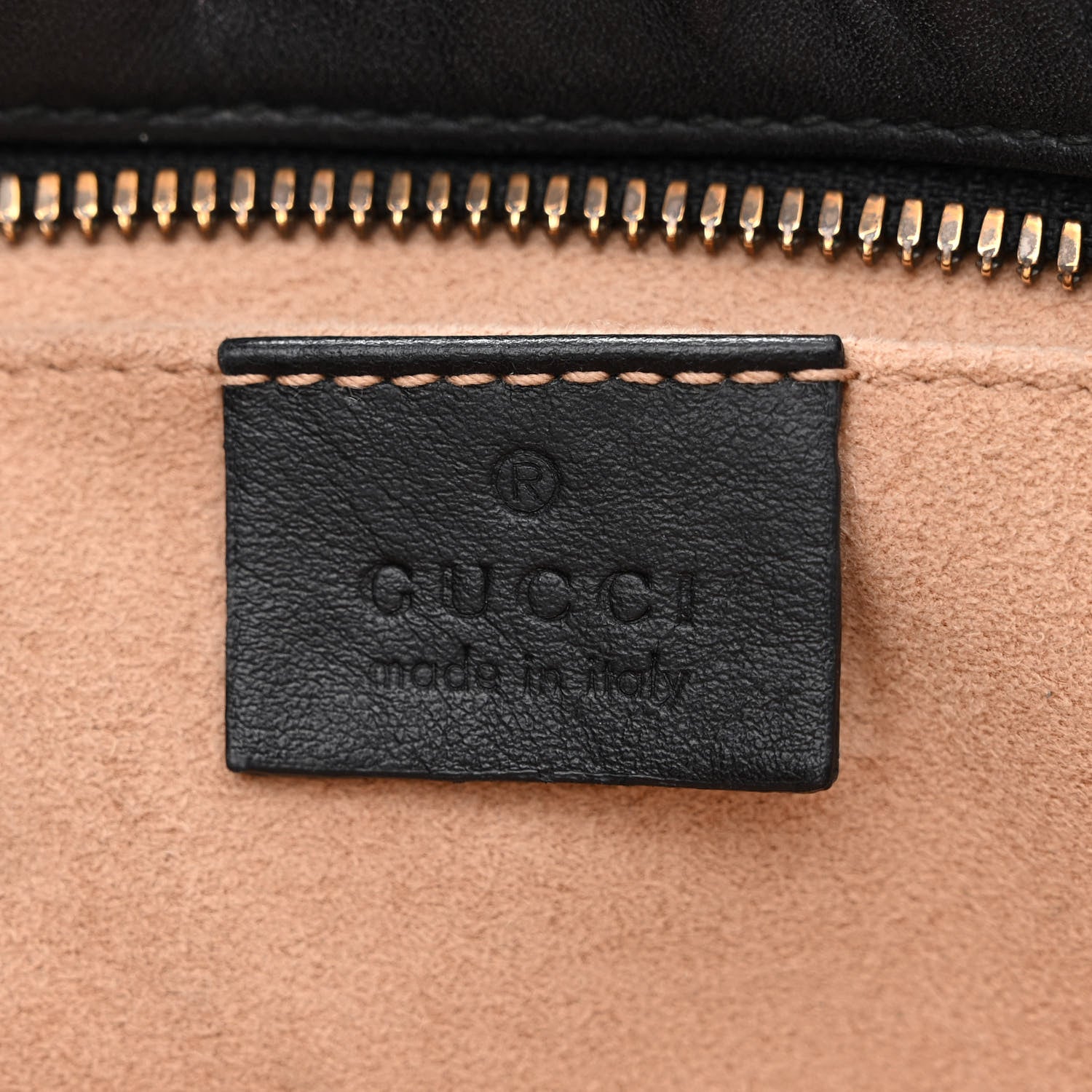 Gucci Calfskin Matelasse Small GG Marmont Chain Shoulder Bag Black 6 of 10