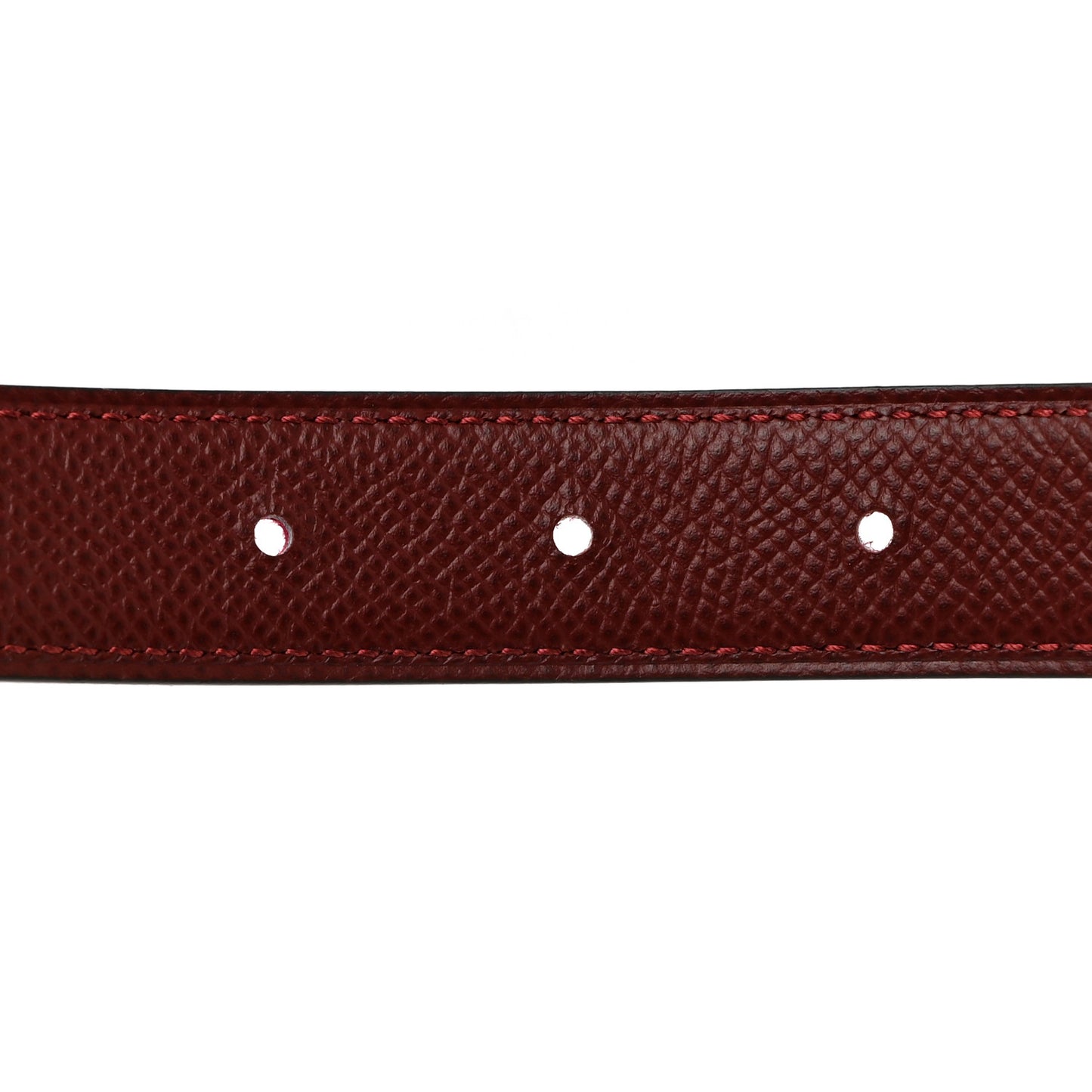 Epsom Swift Lizard 24mm Mini Constance H Belt 85 34 Orange Poppy Rose Mexico Rouge H