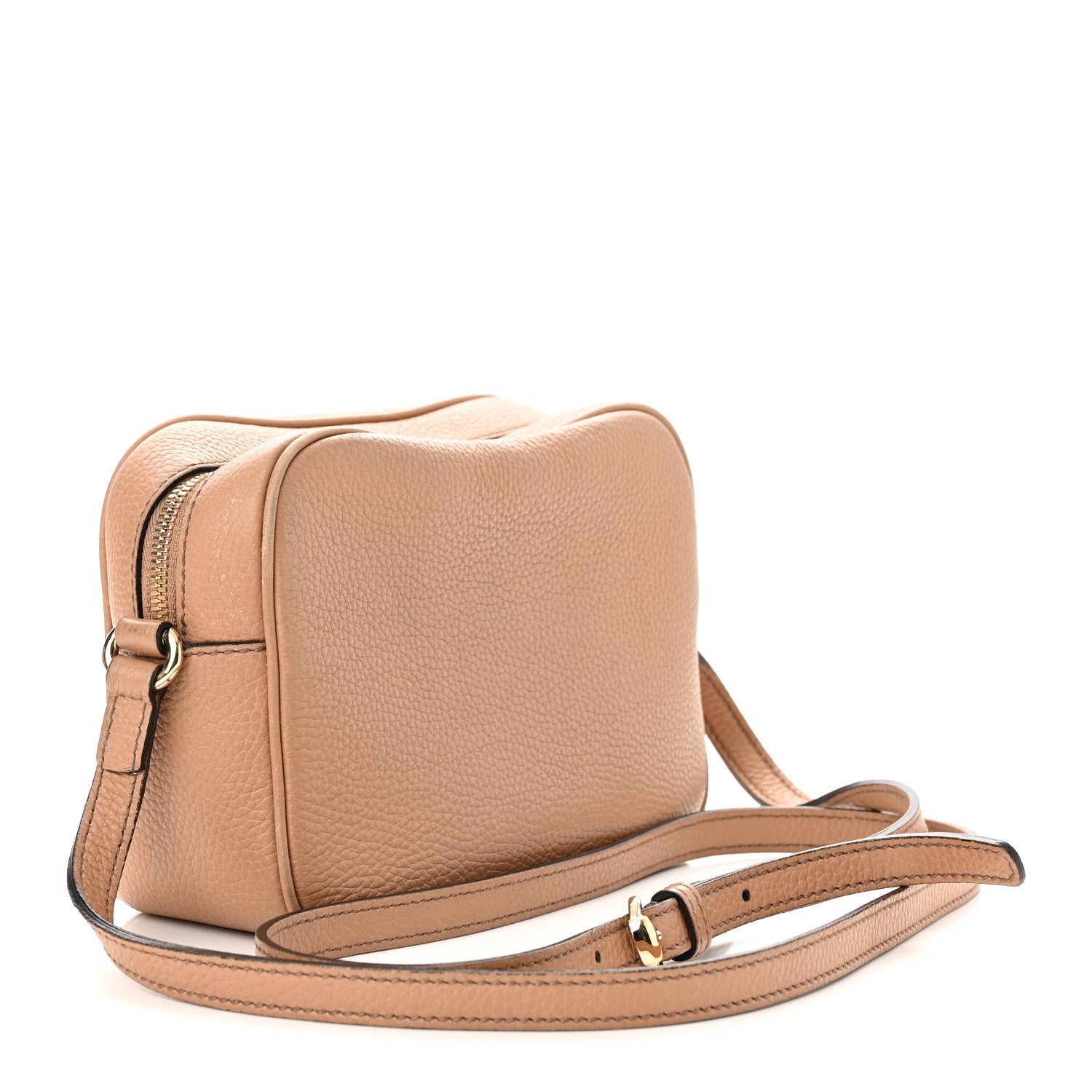 Gucci Pebbled Calfskin Small Soho Disco Bag Camelia 3 of 11