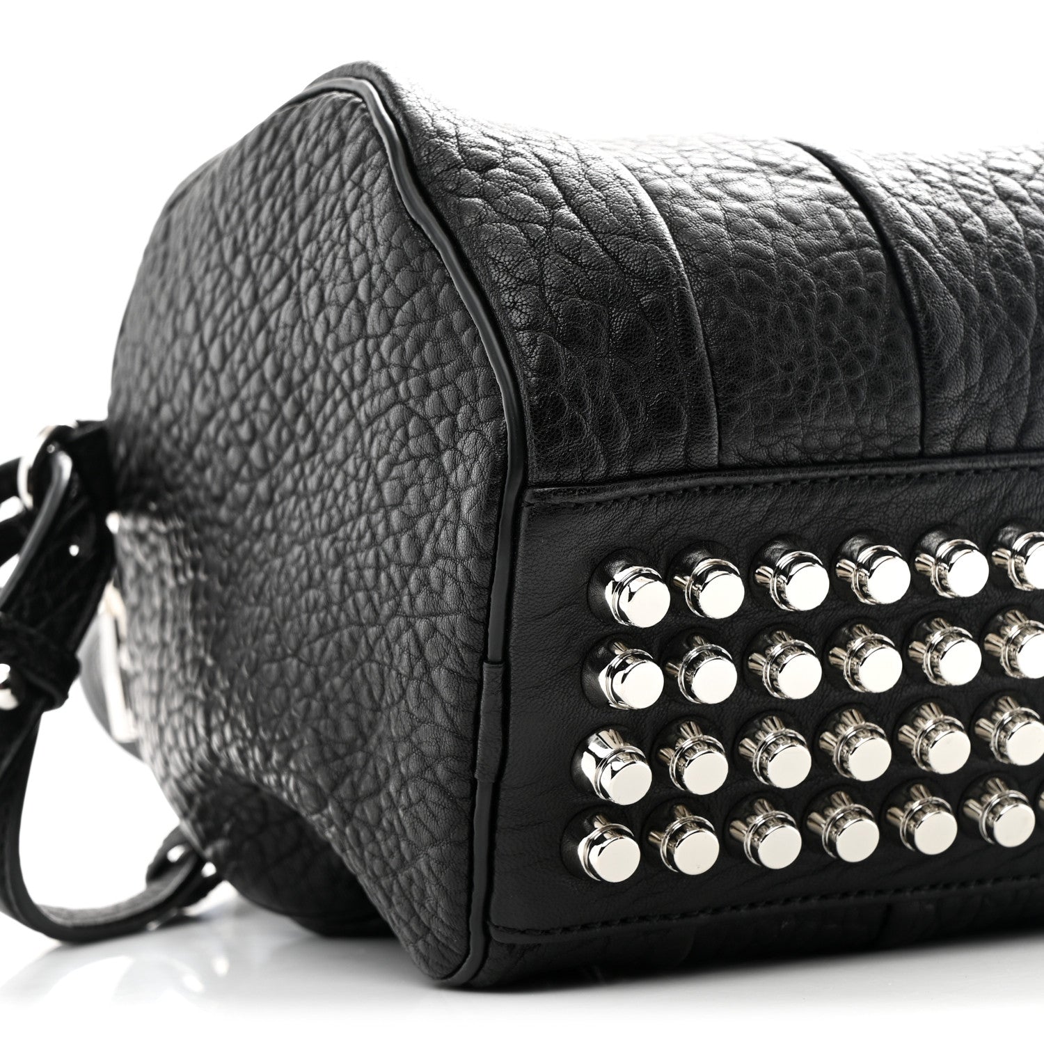Alexander Wang Pebbled Lambskin Rockie Black Rhodium Hardware 8 of 9