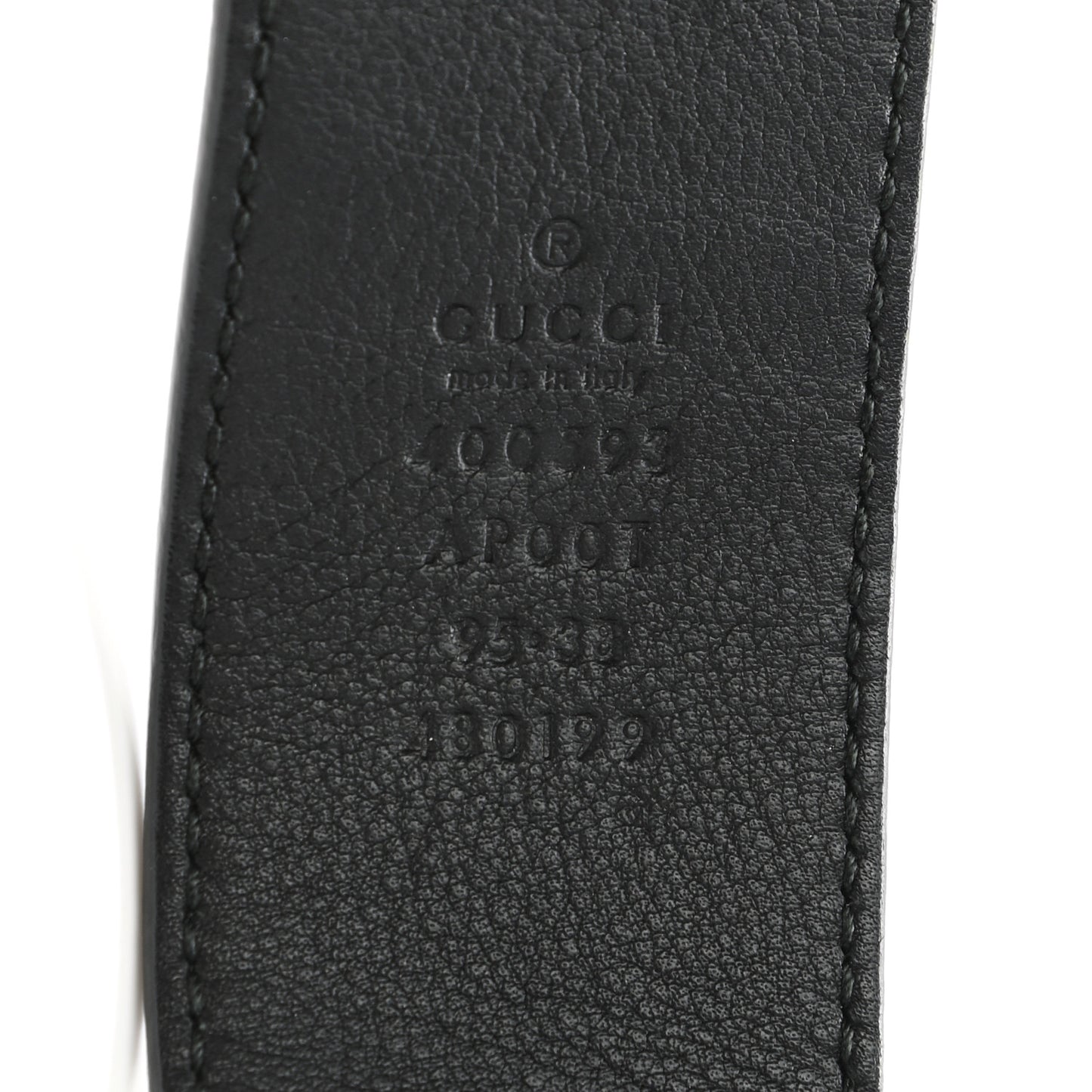 Calfskin Double G 40mm Belt 95 38 Black