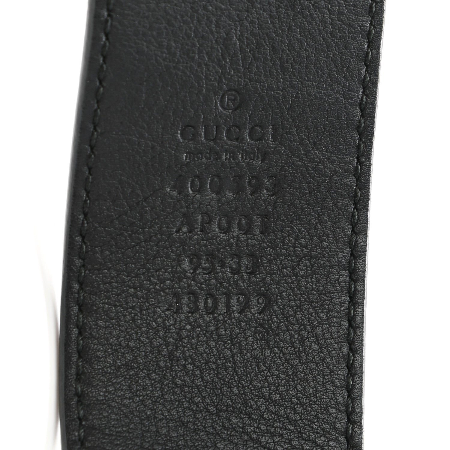 Gucci Calfskin Double G 40mm Belt 95 38 Black 5 of 6