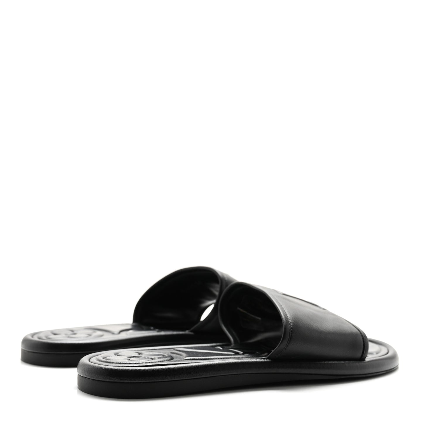 Lambskin Magnetic Flat Mule 36 Black