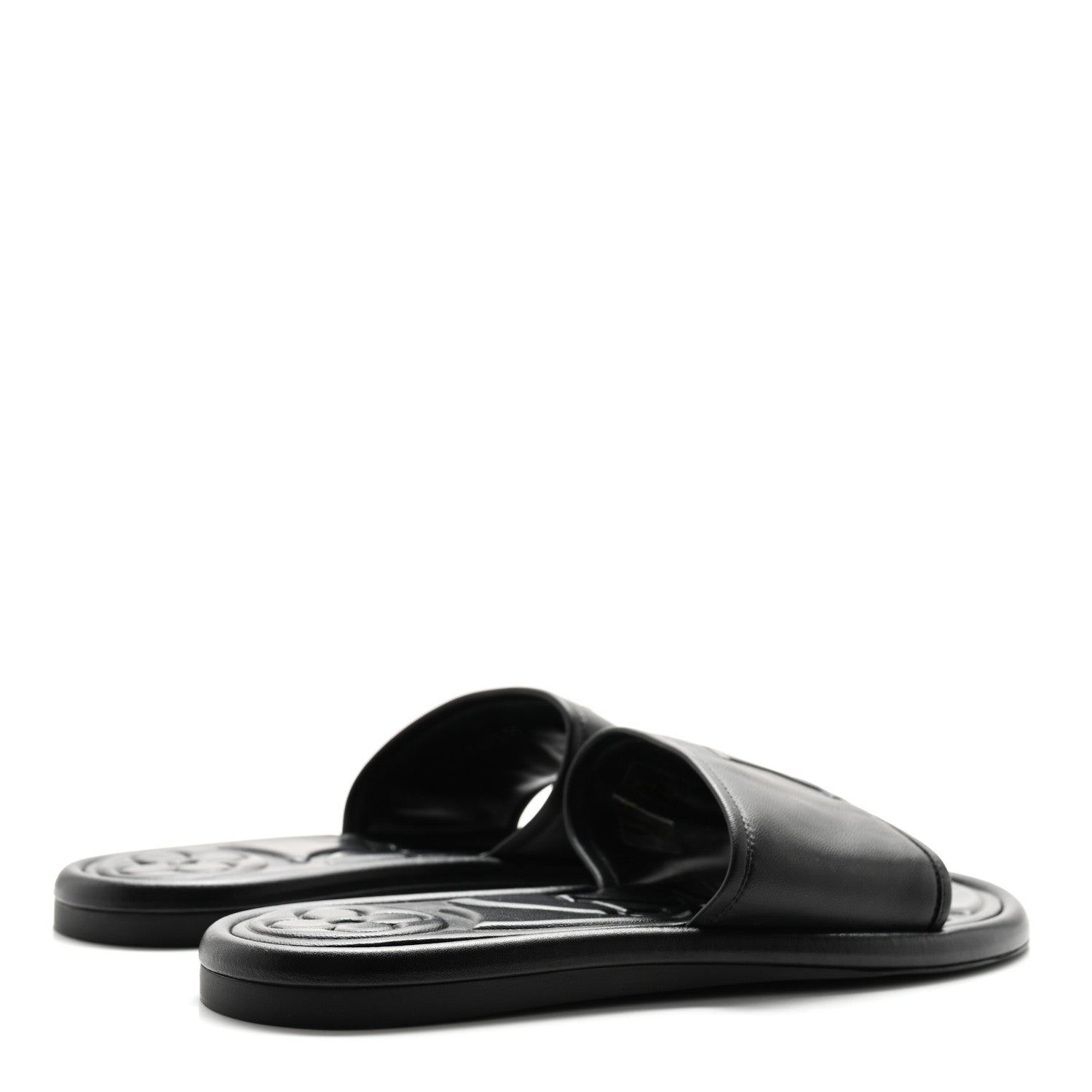 Louis Vuitton Lambskin Magnetic Flat Mule 36 Black 4 of 9