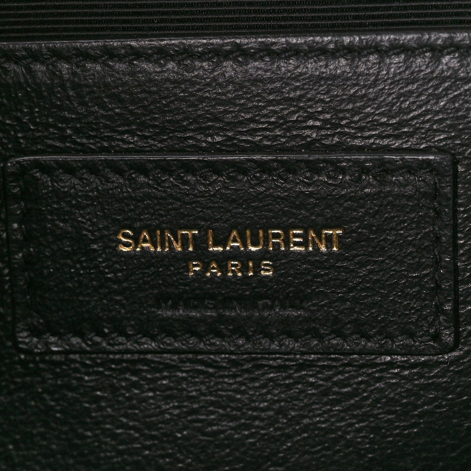 Saint Laurent Grain De Poudre Mixed Matelasse Triquilt Monogram Chain Wallet Dune 7 of 12