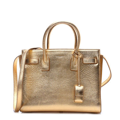 Saint Laurent Metallic Calfskin Baby Sac De Jour Ciad 1 of 18