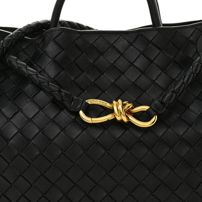Bottega Veneta Nappa Intrecciato Medium Andiamo Shoulder Bag Black 7 of 9