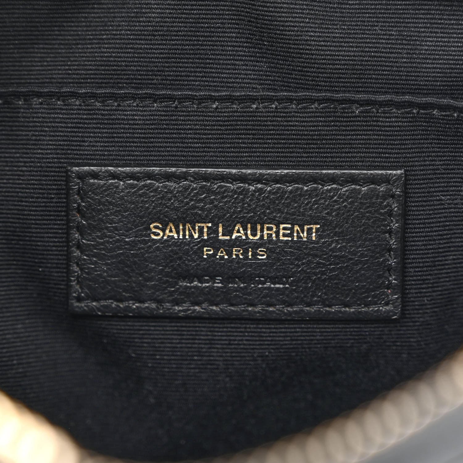 Saint Laurent SAINT LAURENT Calfskin Matelasse Monogram Lou Camera Bag Black 6 of 11