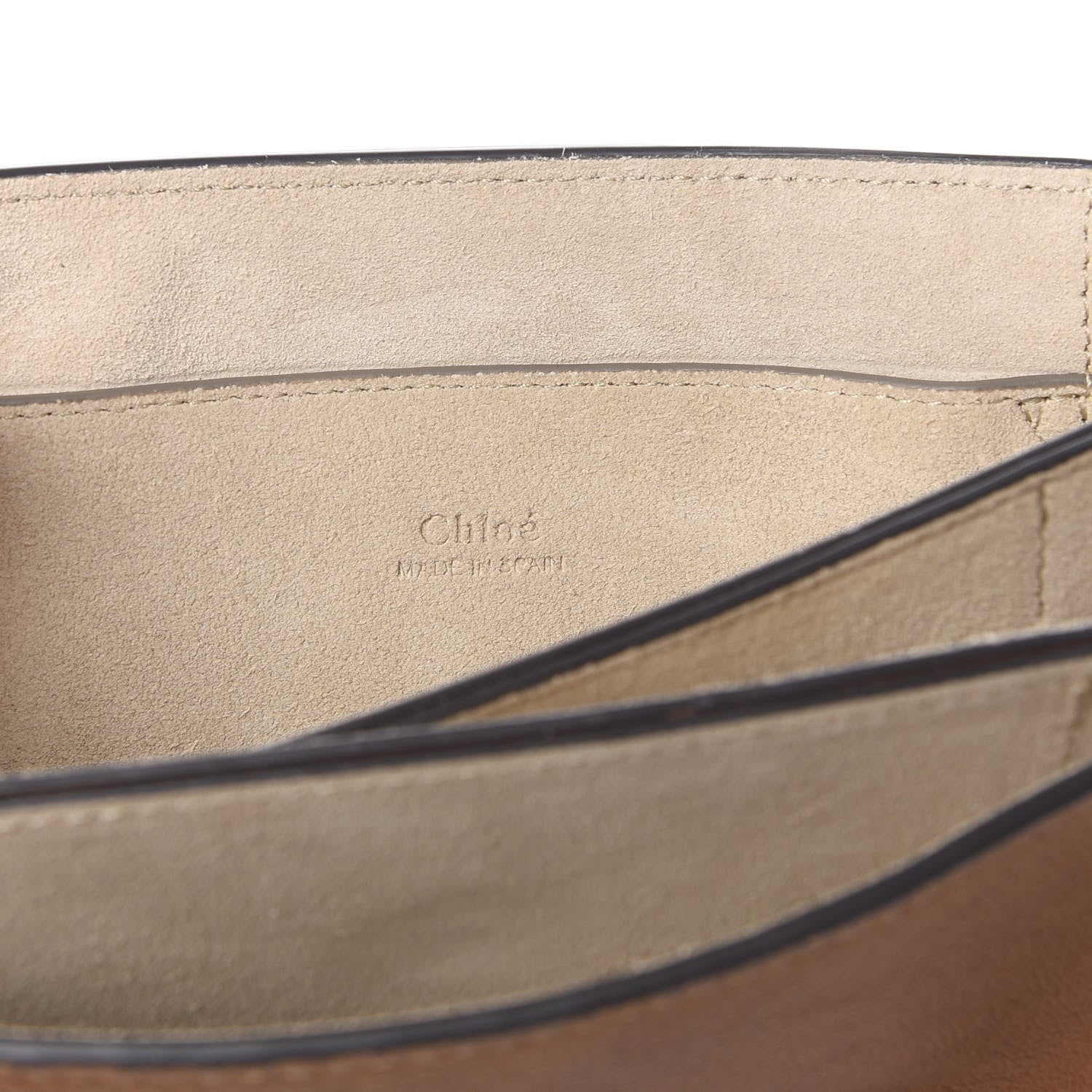Chloe Goatskin Small Faye Shoulder Bag Tan 5 of 8
