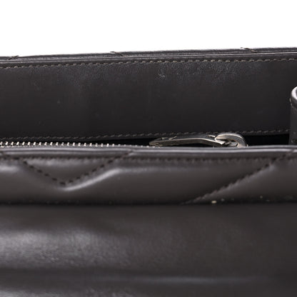 Saint Laurent Calfskin Y Quilted Monogram Small Loulou Chain Satchel Earth 15 of 20