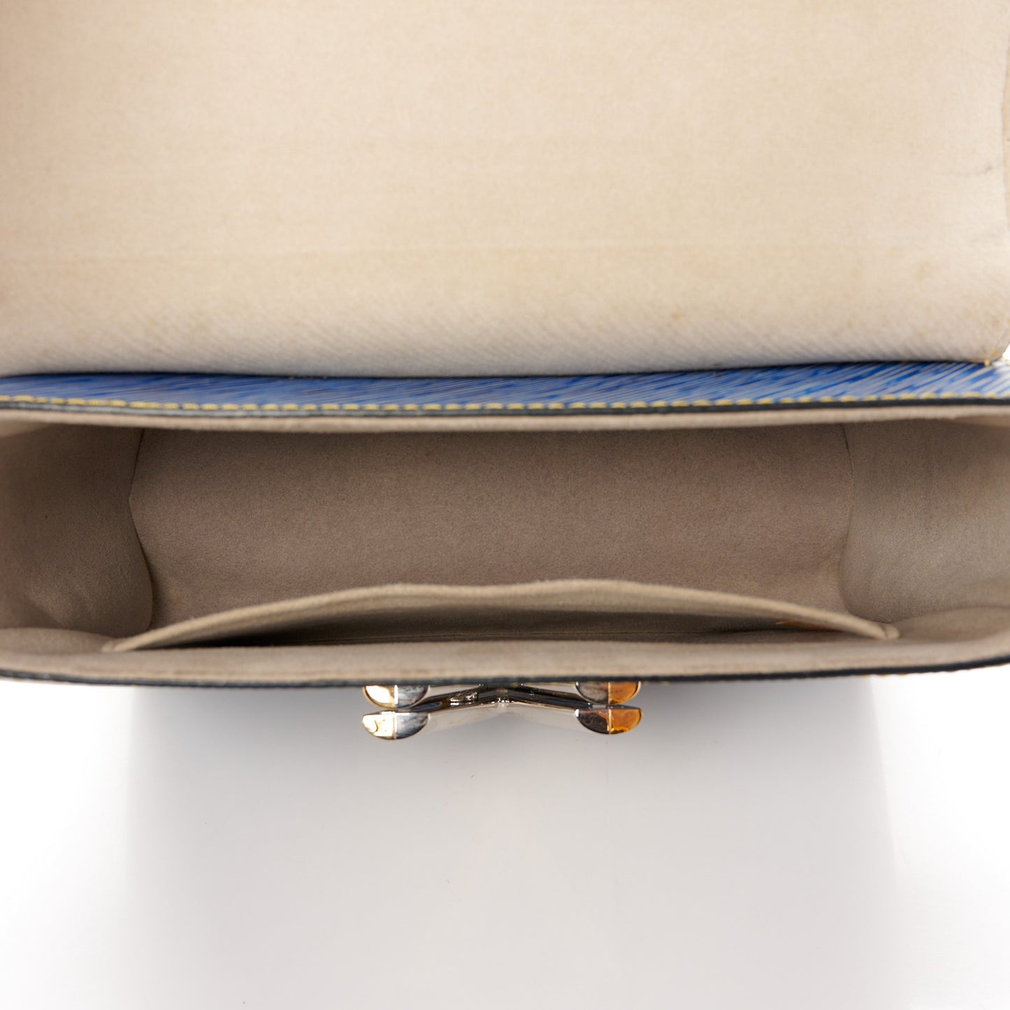 Epi Twist Shoulder Bag MM Denim Light