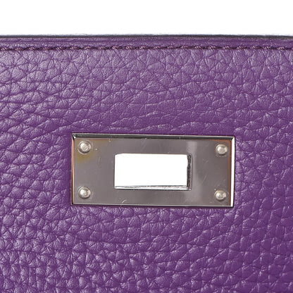 Hermes Taurillon Clemence Kelly Retourne 35 Ultraviolet 20 of 34