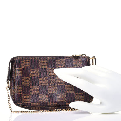 Louis Vuitton Damier Ebene Mini Pochette Accessories 2 of 10