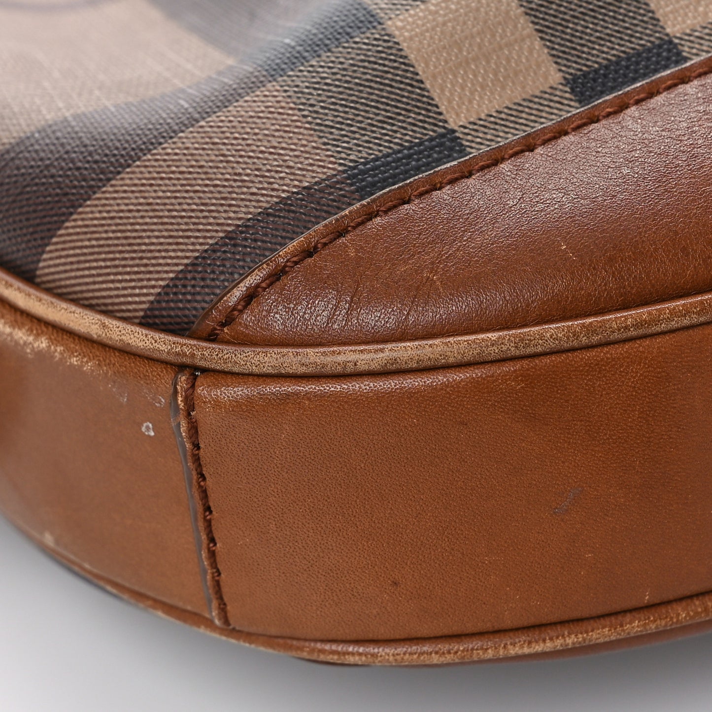 Smoked Check Brooklyn Hobo Tan