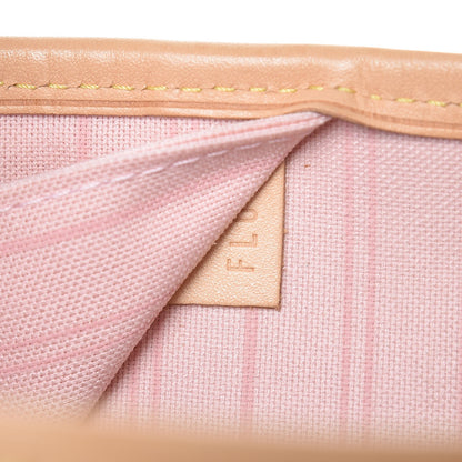Louis Vuitton Damier Azur Neo Neverfull MM Rose Ballerine 7 of 12